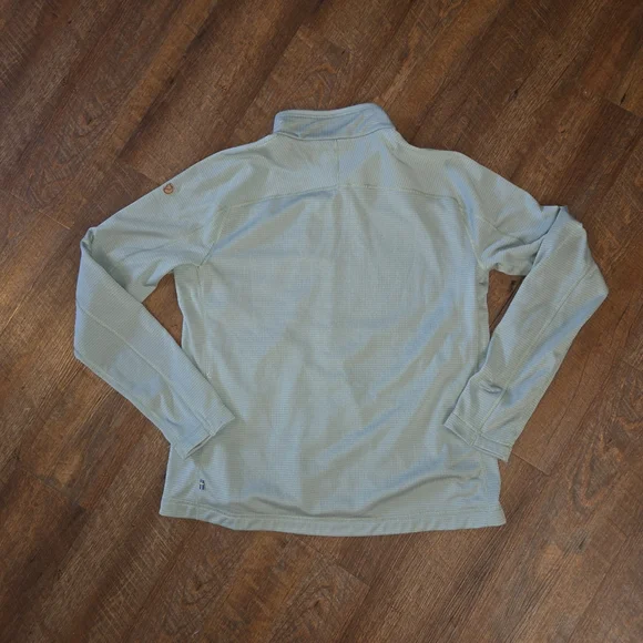 Fjallraven Abisko Lite Fleece Jacket  Full Zip Misty Green Womens Size XL Thumb - Picture 3 of 10